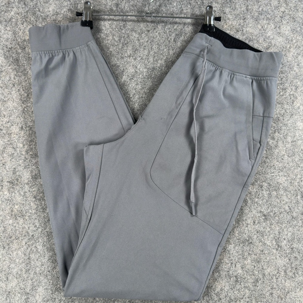 Lululemon ABC Warpstreme Jogger Mens Small Gray Woven Lined Jogger Rib Cuff - Picture 1 of 13
